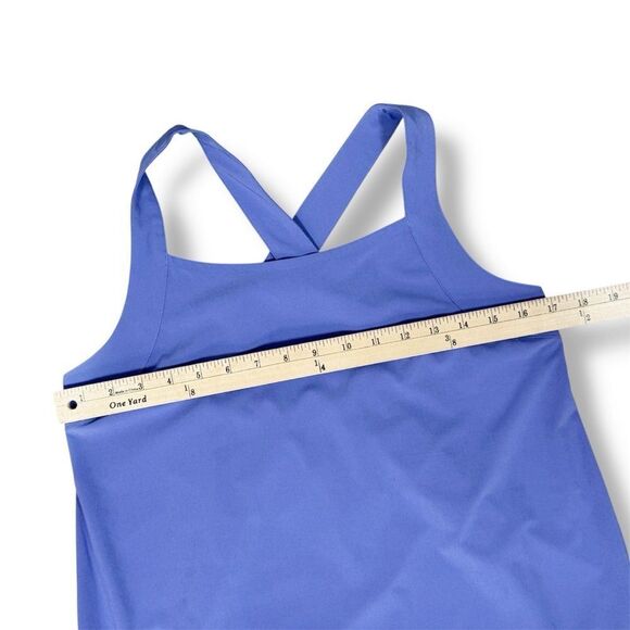 Athleta Arrival Cross Back Strap Maxi Dress Lilac Purple Small Tall Athleisure - Picture 12 of 14